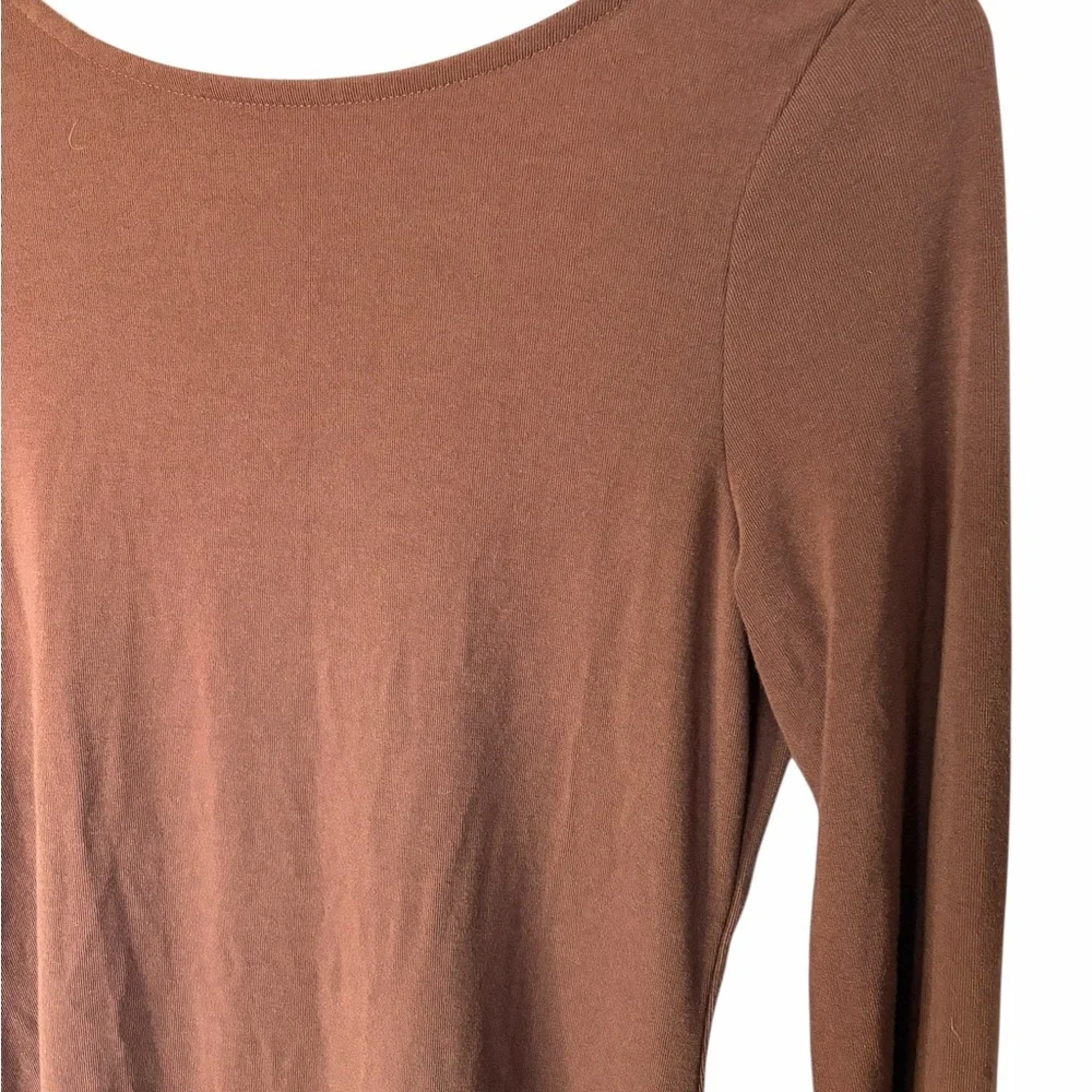 Free People Beach Open Back Mini Dress | Brown | Size Small